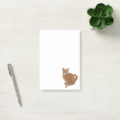Oranje kat post-it® notes (Kantoor)