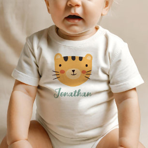 Oranje Kat Schattig Aangepaste Naam 