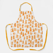 Oranje kat schort (Voorkant)