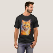 Oranje Kat T-shirt (Voorkant volledig)