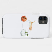 Oranje kat tussen pompoenen Case-Mate iPhone case (Achterkant (horizontaal))