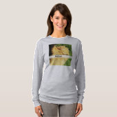 Oranje Kat van Snapcat Selfy T-shirt (Voorkant volledig)