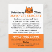 Oranje Kat, Veterinair Bureau Flyer (Voorkant)