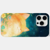 Oranje kat vredig dutje Case-Mate iPhone case (Achterkant (horizontaal))
