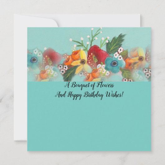 Oranje katje met bloemen (Achterkant)