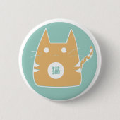 Oranje katten Button (Voorkant)