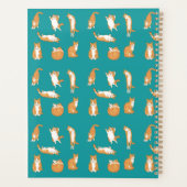 Oranje katten grappig planner (Achterkant)