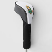 Oranje Katten Kerstboom Kerstmis Cadeau 3 Golfheadcover (Schuin)