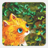 Oranje katten Stickers (Voorkant)