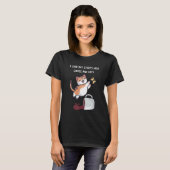 Oranje kattenkat Mok kat T-shirt (Voorkant volledig)