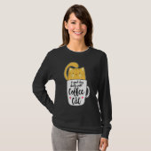 Oranje kattenkat Mok kat T-shirt (Voorkant volledig)