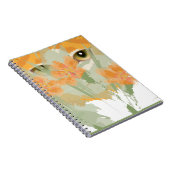 Oranje kattenvuller notitieboek (Rechterzijde)
