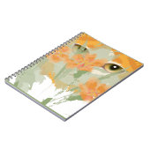 Oranje kattenvuller notitieboek (Linkerzijde)