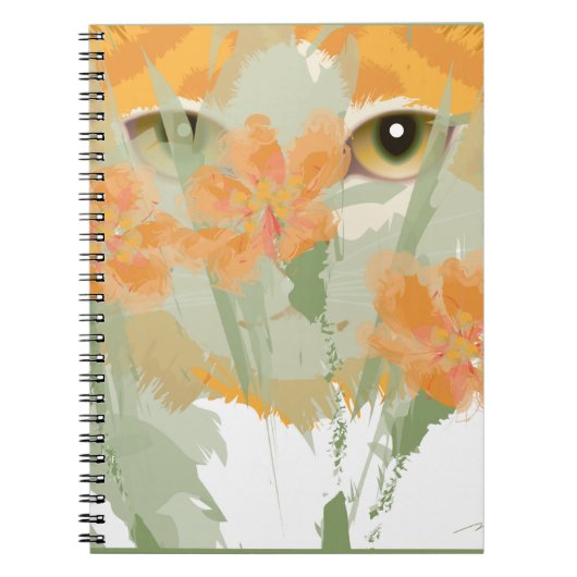Oranje kattenvuller notitieboek (Voorkant)