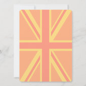 Oranje Keep Calm en Jouw tekst op een uniale aansl (Achterkant)