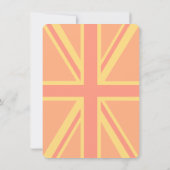 Oranje Keep Calm en Jouw tekst op een uniale aansl (Achterkant)