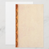 Oranje Keltische knopen Briefpapier (Voorkant / Achterkant)