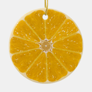 Oranje Keramisch Ornament