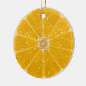 Oranje Keramisch Ornament (Links)