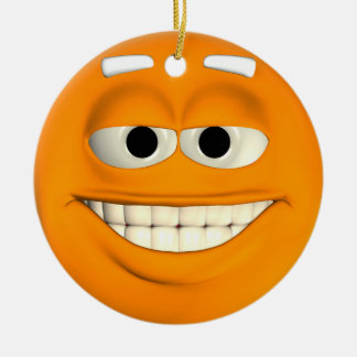 Oranje Keramisch Ornament