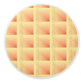 Oranje Keramische Knop (Voorkant)