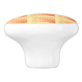 Oranje Keramische Knop (Zijkant)