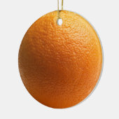 Oranje kerstboomversiering keramisch ornament (Links)