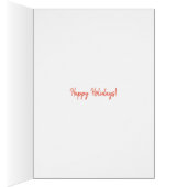 Oranje kerstcadeau met kat (Binnen (Rechts))