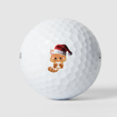 Oranje kerstkeuken golfballen (Voorkant)