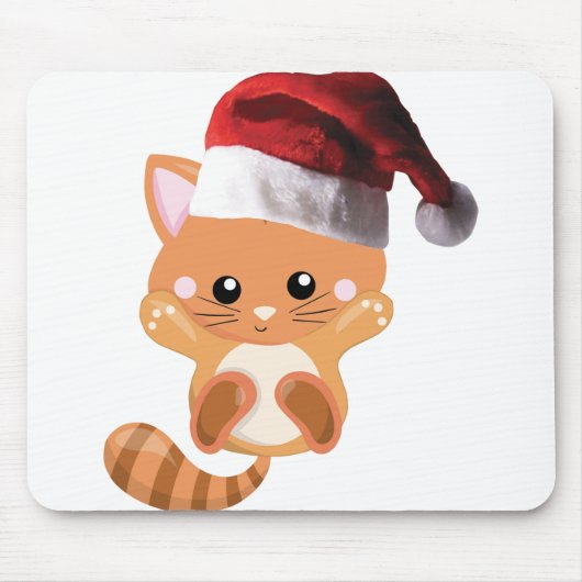 Oranje kerstkeuken muismat (Voorkant)