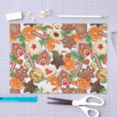 Oranje kerstkoekjes en Snoep Tissuepapier (Craft)