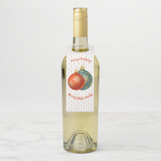 Oranje kerstOrnamenten Flessenhanger