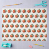 Oranje kerstpapier tissuepapier (Craft)