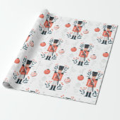 Oranje kerstpapier voor hardwarers, soldeertskruit cadeaupapier (Uitgerold)
