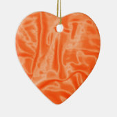 Oranje kerstversiering keramisch ornament (Rechts)