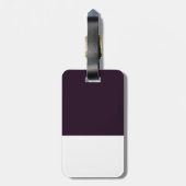 Oranje keuken in een rode Mok Bagagelabel (Achterkant verticaal)