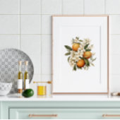  Oranje keuken Poster