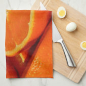 Oranje keukenhanddoek 16 x 24 inch (Quarter Fold)