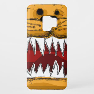 Oranje Keukenkat-kribble, Big Teeth Case-Mate Samsung Galaxy S9 Hoesje