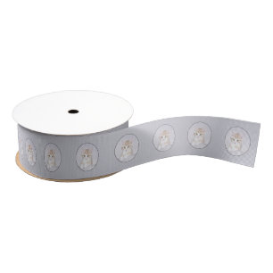 Oranje keukenschilderij - Oorspronkelijke kattekun Grosgrain Lint