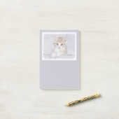 Oranje keukenschilderij - Oorspronkelijke kattekun Post-it® Notes (Op bureau)