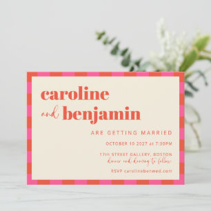 Oranje keurmerk voor een donkerroze, alles-in-één  kaart