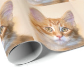 Oranje keuten cadeaupapier (Rol Hoek)