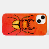 Oranje Kever plezier - Insectenliefhebber Verrukki Case-Mate iPhone Case (Achterkant (horizontaal))