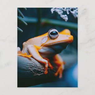 Oranje Kikker Briefkaart
