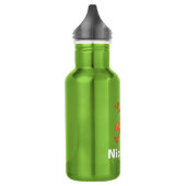 Oranje kikker, persoonlijk waterfles  (Links)