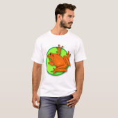 Oranje kikkerShirt T-shirt (Voorkant volledig)