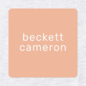 Oranje Kinder naam: strijken op kleding Labels (Design 1)