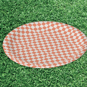 Oranje Kinder picknick verjaardagsfeestje Papieren Bordje