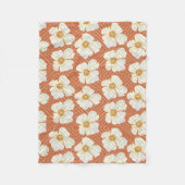 Oranje kip fleece deken (Voorkant)